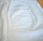 100% Cotton Yoga Pants (White)