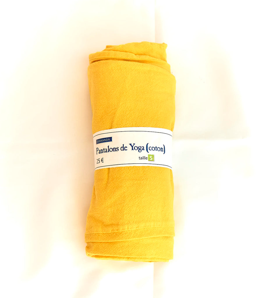 100% Cotton Yoga Pants (Sunflower Yellow) – Sivananda Yoga Boutique