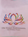 T-shirt femme rose Om Namo Narayanaya