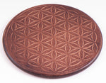 Flower of life wooden coaster - 2 sizes