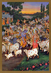 Krishna & Balarama Cowherding Poster (21L)
