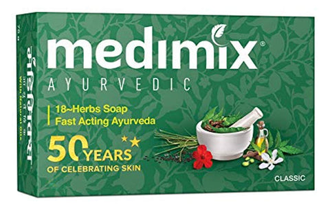 Medimix 18 Herbs Ayurvedic soap - 2 sizes (75g and 125g)