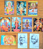 Cartes de Mantra de poche extra-épais dieux et déesses *** 10 modèles ***