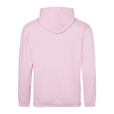 Unisex Yoga Hoodie Sweatshirt with Ashram Tree - Baby Pink