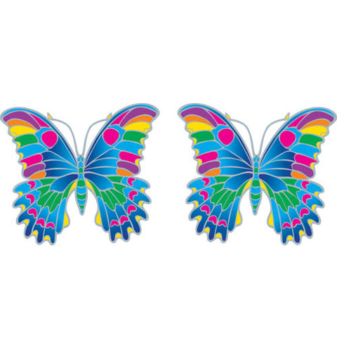 Sunseal Mandala Sticker - Sunlight Tropical Butterfly (6cm)