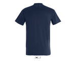 Men's Unisex Standard Cotton Navy Blue Yoga T-shirt - Om Namo Narayanaya