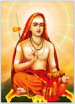 Shankaracharya Extra Thick Postcard