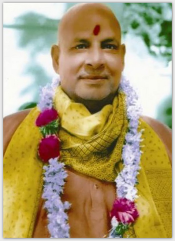 Swami Sivananda in Yellow Top Extra Thick Postcard