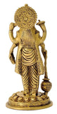 Statue de Vishnu en Laiton Doré - Grand Modèle 18.5cm