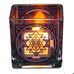 Shri Yantra light candle holder