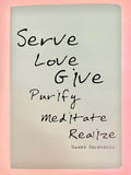 Serve Love Give Grand carnet A5 avec pages vierges - 3 couleurs