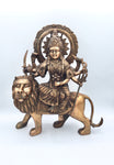 Grande statue en laiton de Durga hauteur 37 cm