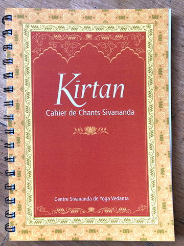 Kirtan Cahier de chants Sivananda (FRANÇAIS)