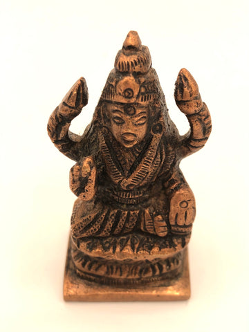 Laxmi / Lakshmi brass statue - small