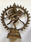 Statue en laiton dansant Siva Nataraj, extra large 30cm