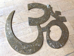 Om Wall Symbol Brass Medium 17cm