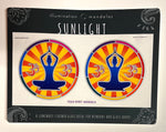 Autocollant Mandala Sunseal - Sunlight YOGA SPIRIT (6cm)