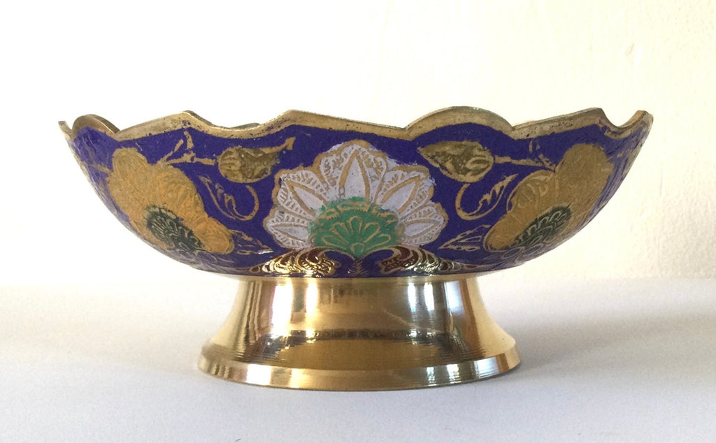 Indian brass plate.