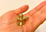 Mini statue en laiton de Siva Lingam - Hauteur 2.5 cm