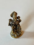 Miniature Lakshmi petite statue en laiton 3cm