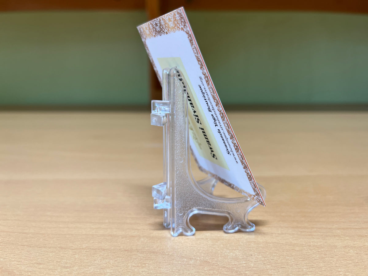 Small Mini Easel stand for Postcards 7.5cm – Sivananda Yoga Boutique