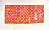 Red and Gold Indian Alter clothe - 40cm x 18.5cm