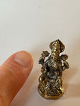 Miniature Lakshmi petite statue en laiton 3cm