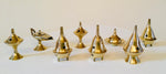 Mini brass insence holder - 5cm (various shapes)