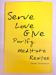 Serve Love Give Large A5 notebook with blank pages - 3 colours