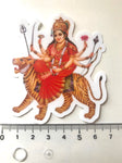 Durga Goddess Sticker - thick, waterproof and durable!