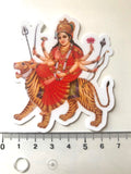 Autocollant Durga Goddess - épais, imperméable et résistant !