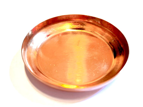 Mini Brass plate for alter - small size 7.5 cm