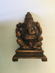 Ganesha assis statue en laiton 9cm