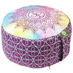Meditation Cushion Chakra Style Purple - Height 15 cm