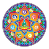 Sunseal Mandala Sticker - SEVEN CHAKRAS (14cm)