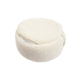 100% Pure merino wool cover round meditation cushion - 15 cm height