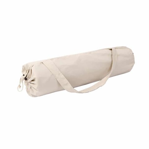 100% Cotton Yoga mat bag (Natural white)