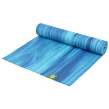 Tapis de yoga arc-en-ciel de 6 mm d'épaisseur (bleu)