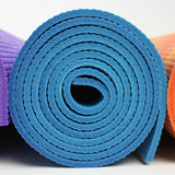 Tapis de yoga arc-en-ciel de 6 mm d'épaisseur (bleu)